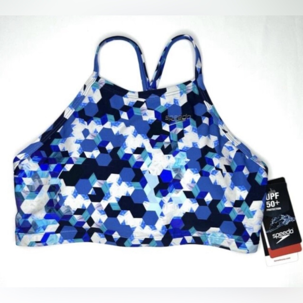 Speedo turkish sea Bikini top nwt